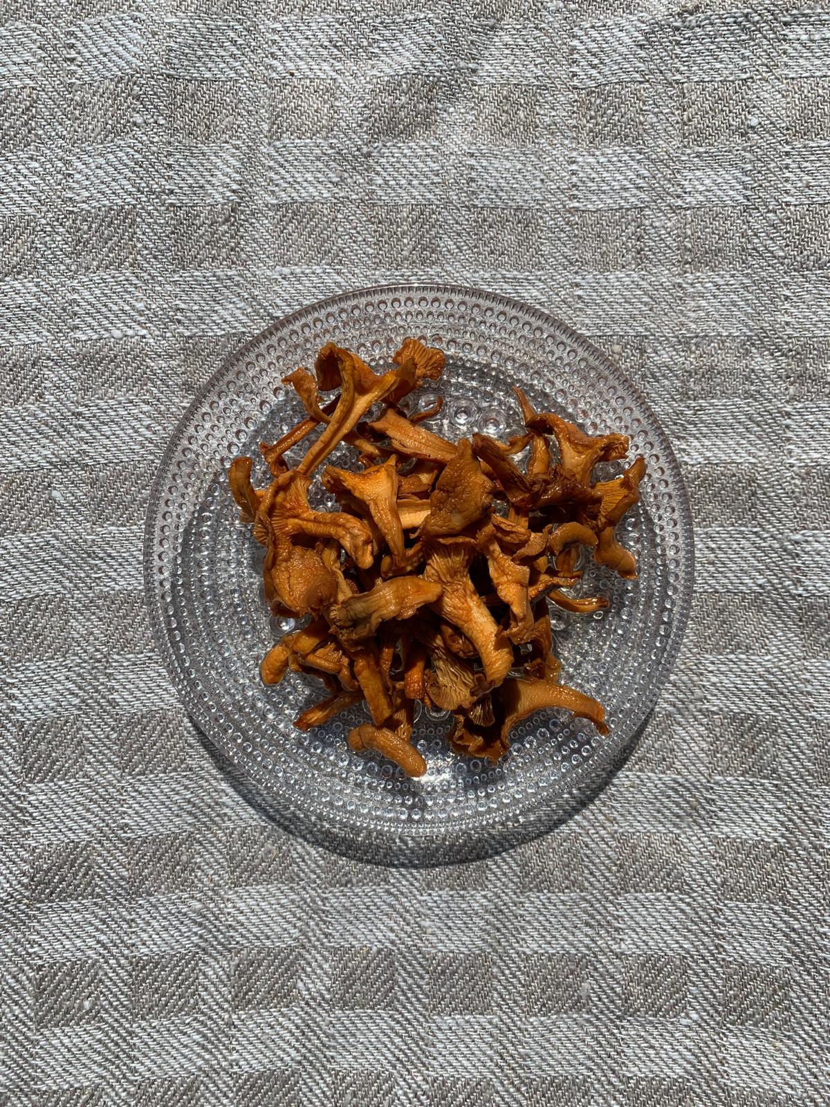 Girolles séchées Récolte exclusive par Finlande Sauvage Juin/Juillet 2025